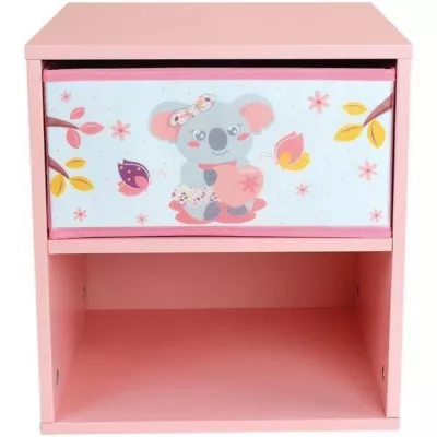 CALLY MIMI KOALA Bedside table with a drawer ± 36 x 33 x 30 cm for ch