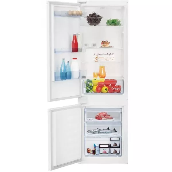 Beko BCSA285K4SNLH refrigerator-freezer Integrated 271 L E White