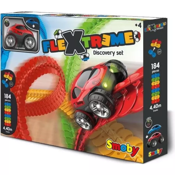 FleXtreme Discovery Set - Car circuit - 4.40 meters long - SMOBY