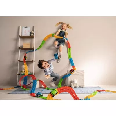 FleXtreme Discovery Set - Car circuit - 4.40 meters long - SMOBY