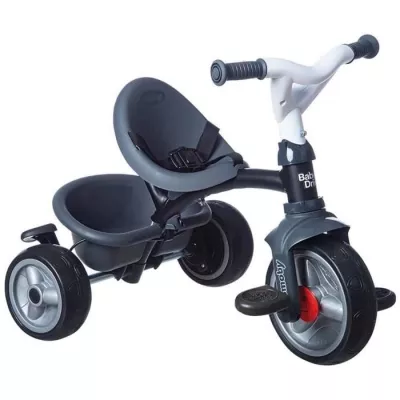 SMOBY Tricycle enfant évolutif Baby Driver Plus - Structure métal -