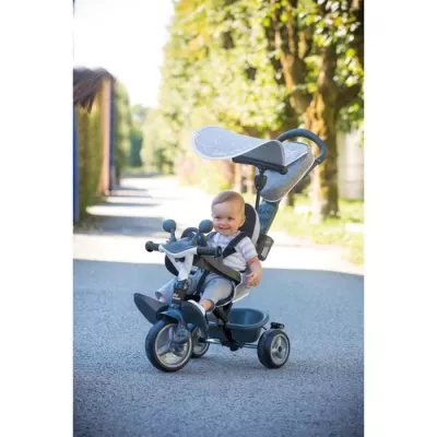 SMOBY Tricycle enfant évolutif Baby Driver Plus - Structure métal -