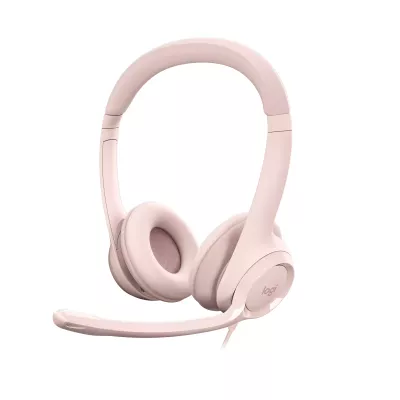 Logitech H390 Casque Avec fil Arceau Bureau Centre d'appels USB Type-A Rose