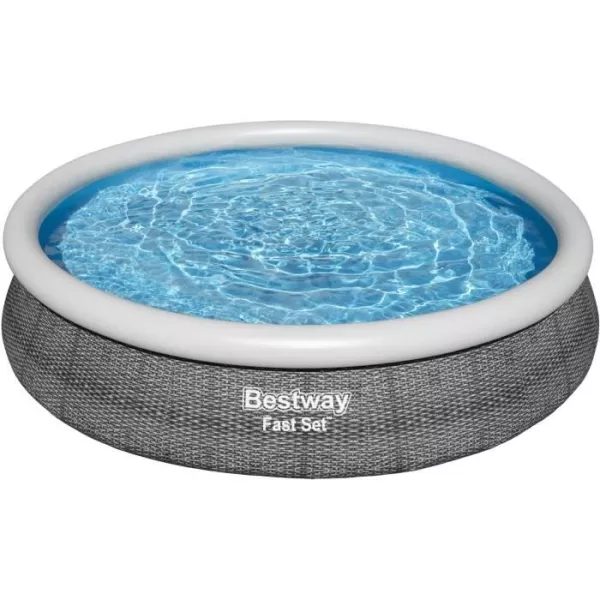 Kit Piscine hors sol autoportante BESTWAY - Fast Set™ - 366x76cm - Ronde (Livrée avec une pompe et cartouche de filtration)