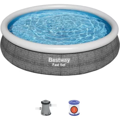 Kit Piscine BESTWAY Fast Set™ 366x76cm - Ronde