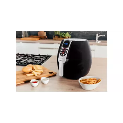 MEDION MD E10 S - Airfryer - 2.8 L - 1500 W - Programmes automatiques - Frire sans huile - Poignée froide au toucher - Noir