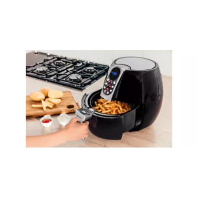 MEDION MD E10 S - Airfryer - 2.8 L - 1500 W - Programmes automatiques - Frire sans huile - Poignée froide au toucher - Noir