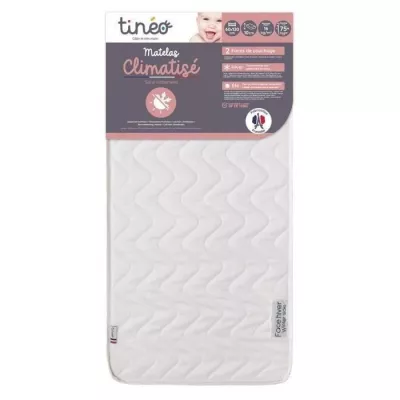 TINEO Matelas bébé Climatisé 60x120 cm