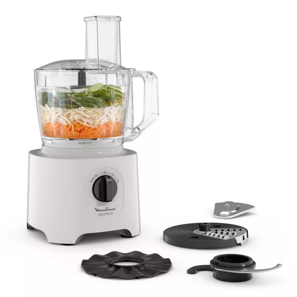 Moulinex FP242B10 food processor 800 W White