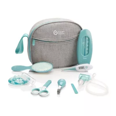 Babymoov Trousse de soin pour bébé, 9 Accessoires, avec Thermometre