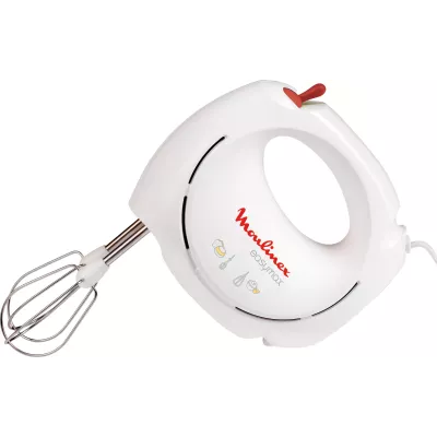 Moulinex ABM11A Batteur à main 200 W Blanc, Rouge