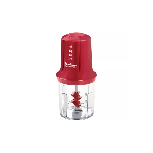 Moulinex AT714G32 electric food chopper 0.5 L 500 W Red