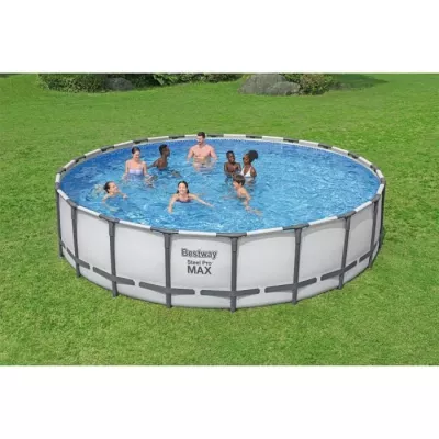 Kit Piscine Steel Pro Max™ 610x132 cm - Complet & Facile à Monter