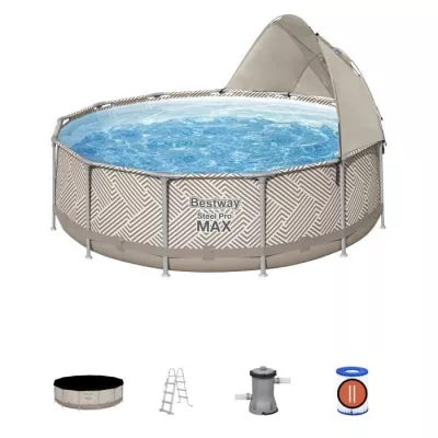 Kit Piscine BESTWAY Steel Pro Max™ 396 x 107 cm - Ronde