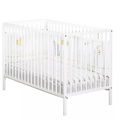 Baby cot - 120 x 60 cm - Babyprice First - All bars - Wood b