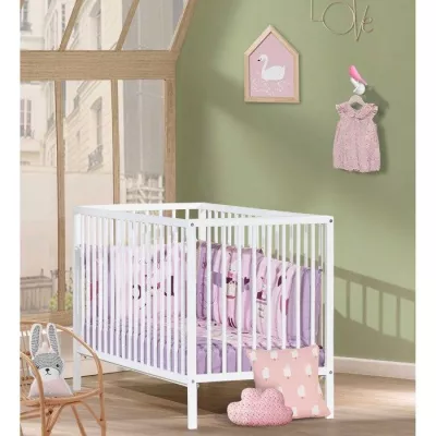 Baby cot - 120 x 60 cm - Babyprice First - All bars - Wood b