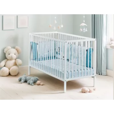 Baby cot - 120 x 60 cm - Babyprice First - All bars - Wood b