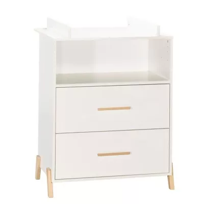 Changing convenience - Babyprice - Natural Joy - 2 drawers - 1 niche - Bla