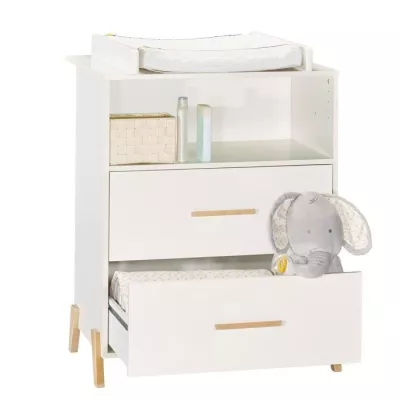 Changing convenience - Babyprice - Natural Joy - 2 drawers - 1 niche - Bla