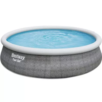 Piscine autoportante BESTWAY ronde 457x107 cm avec pompe - Facile à installer