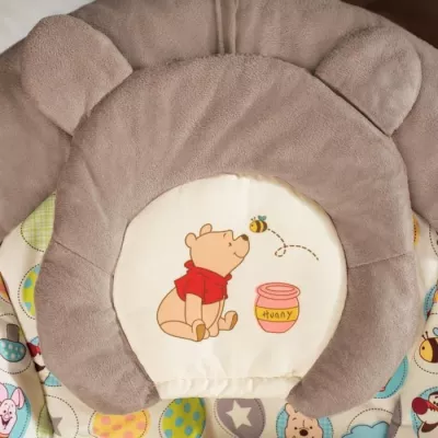 DISNEY BABY Transat Winnie l'Ourson, Cale tete ergonomique amovible, V