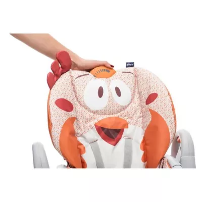 CHICCO Chaise Haute Polly 2 Start - 4 Roues fancy chicken