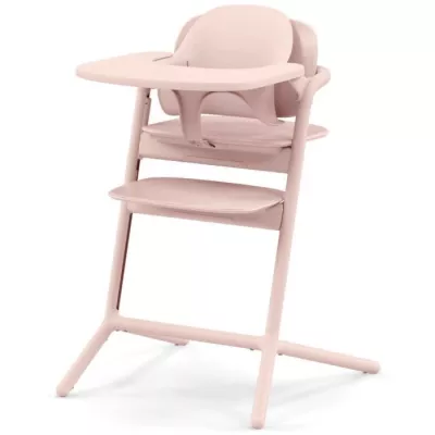 CYBEX - Chaise haute évolutive - Pack 3 en 1 - LEMO 2 - Rose - Régla