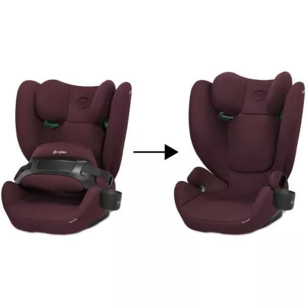 Siege auto CYBEX PALLAS B2 I-SIZE - Des 15 mois jusqu'a 12 ans - Rumba Red et dark red