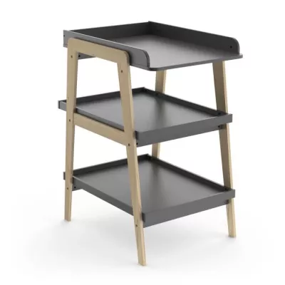 TSUGA changing table - Solid wood and MDF - W.58 x D.71.1 x H.101.2 cm