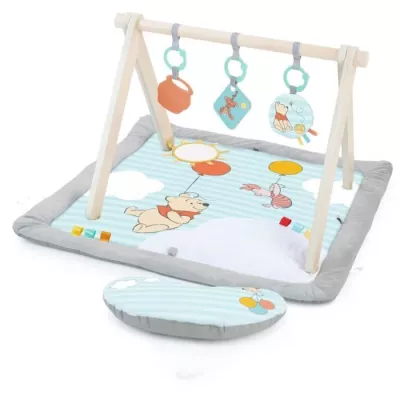 DISNEY BABY Tapis d'éveil Winnie l'Ourson, Arche de jeu pliable en bo