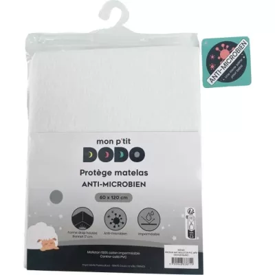 Protege matelas alese - MON P'TIT DODO - 1901482 - Molleton pvc - Anti