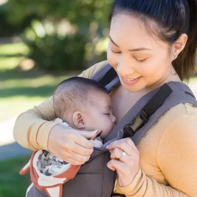 Porte-Bébé INFANTINO Cuddle Up Renard - 2 modes : ventral face et do