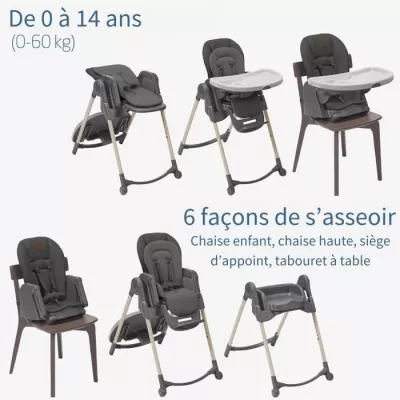 MAXI-COSI Minla Chaise haute évolutive - De la naissance a 6 ans - Be