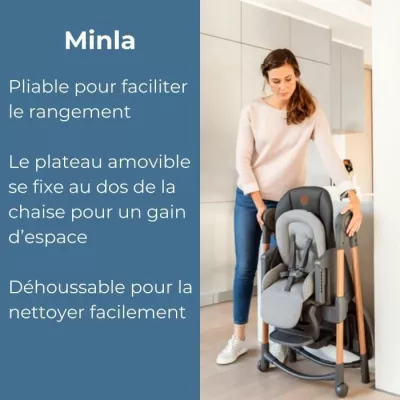 MAXI-COSI Minla Chaise haute évolutive - De la naissance a 6 ans - Be