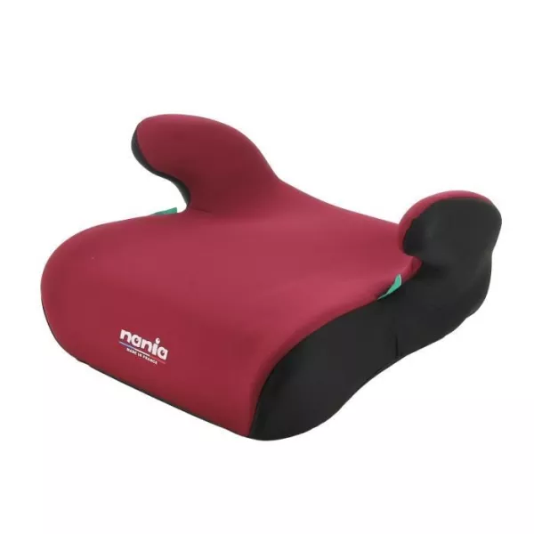 NANIA Rehausseur ceinturé ALPHA, groupe 3, de 8 a 12 ans, 25-36 kg, 125-150 cm, R129 - Avec accoudoirs - Rouge