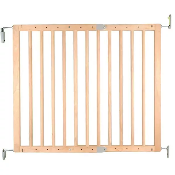 NORDLINGER PRO Barriere de sécurité Enfant PRUNE- 69 a 107 cm - Bois - Pivotante - Ouverture facile