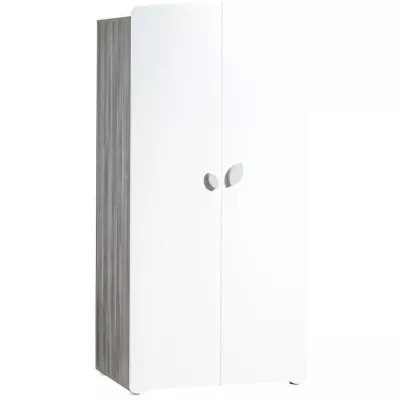 Leaf Baby Cabinet - MDF - White - 2 doors - 86 x 175 x 56 cm - BABY