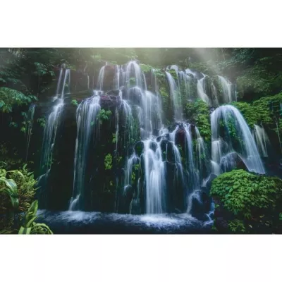 3000 piece puzzle - Ravensburger - Waterfalls, Bali - Landscape and na