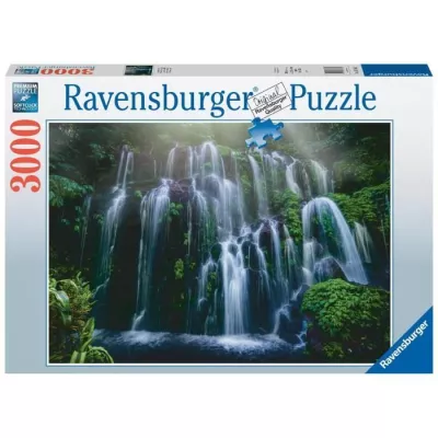 3000 piece puzzle - Ravensburger - Waterfalls, Bali - Landscape and na