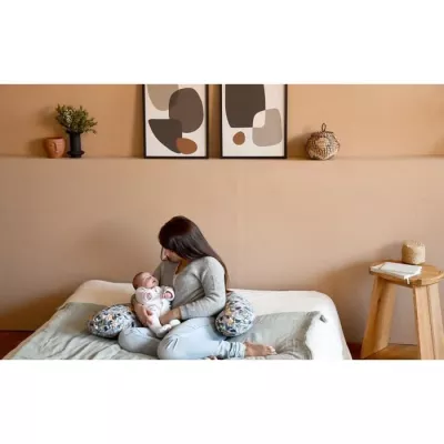 BEABA, Coussin de grossesse et d'allaitement Big Flopsy™ - Fleur de