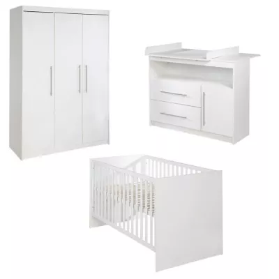 ROBA Complete Baby Room Maren - Bed 70x140 + Convenience a Langer + A