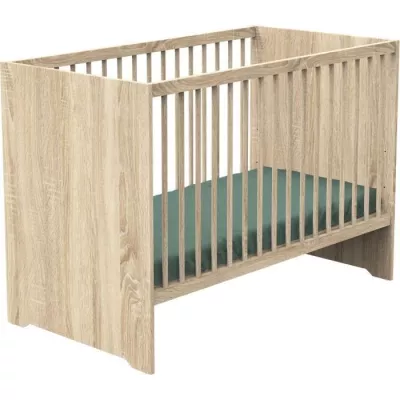 Chambre bébé duo MONTANA - Lit 120x60 + Commode a langer 2 tiroirs d