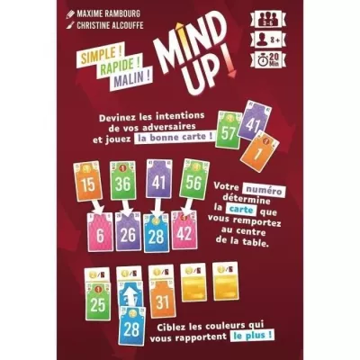 Jeu de cartes Mind Up - BLACKROCK - Pour des parties endiablées !