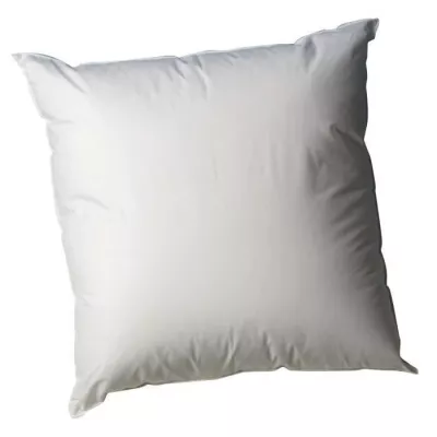 Oreiller en coton BLANREVE - 60 x 60 cm - Blanc