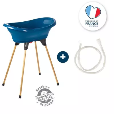 THERMOBABY Kit de bain VASCO : Baignoire + pieds + tuyau de vidange -