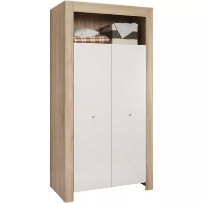 Chambre bébé trio PIA - Lit 70x140 cm + Commode a langer 2 portes +