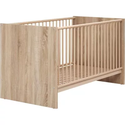 Chambre bébé trio NIKO - Lit 70x140 cm + Commode a langer 2 portes +