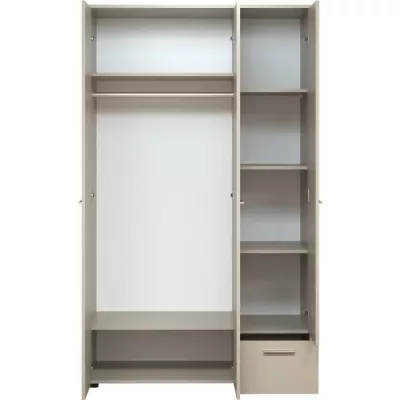 Baby room Trio : Bed 70 x 140 cm + Wardrobe + Changing comfort CLE