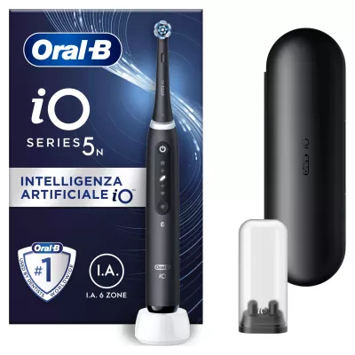 Oral-B iO 5 Noire Brosse à dents électrique avec brossette