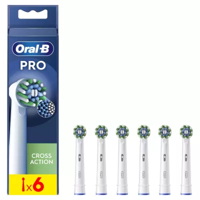 Oral-B Pro Cross Action 6 pièce(s) Blanc